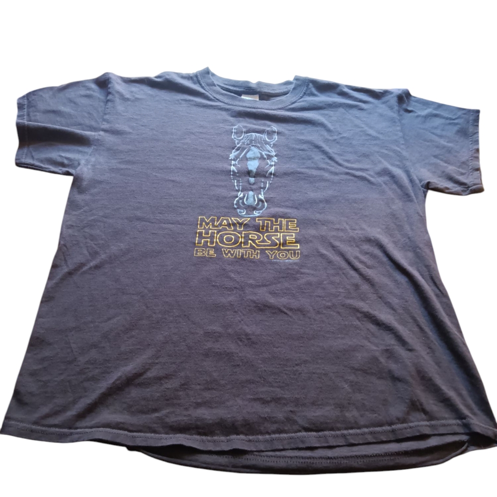 Graphic Tee with Horse Design